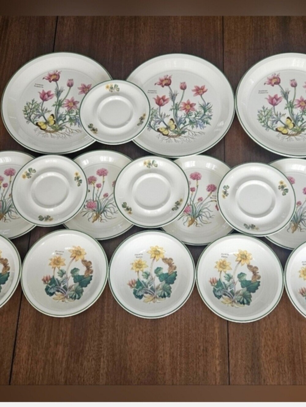 Vintage Wedgwood Enoch Florabunda Decorative China Dining Set
